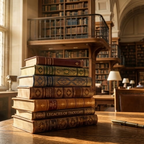 Library and books representing knowledge at VerseZip