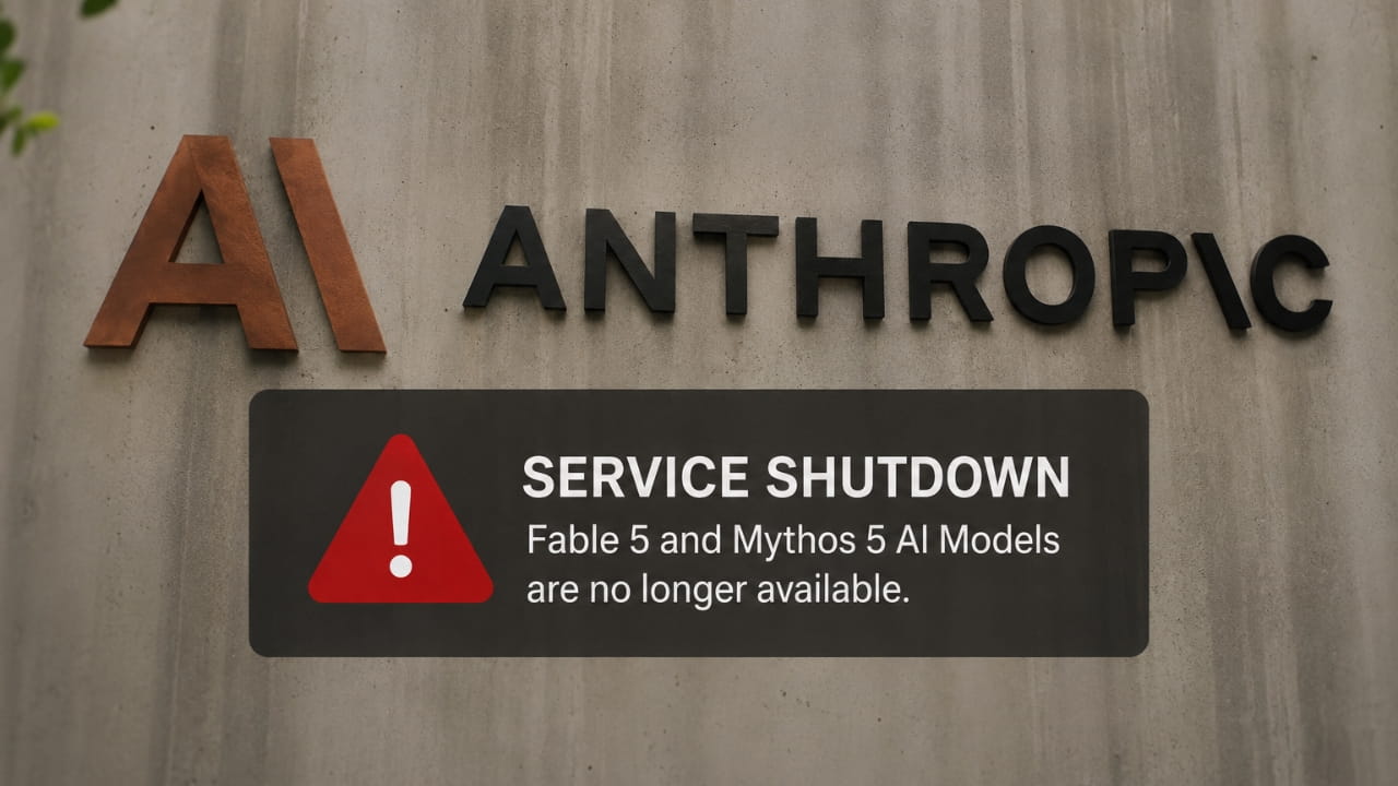 Anthropic Disables Fable 5 and Mythos 5 After US Government Order