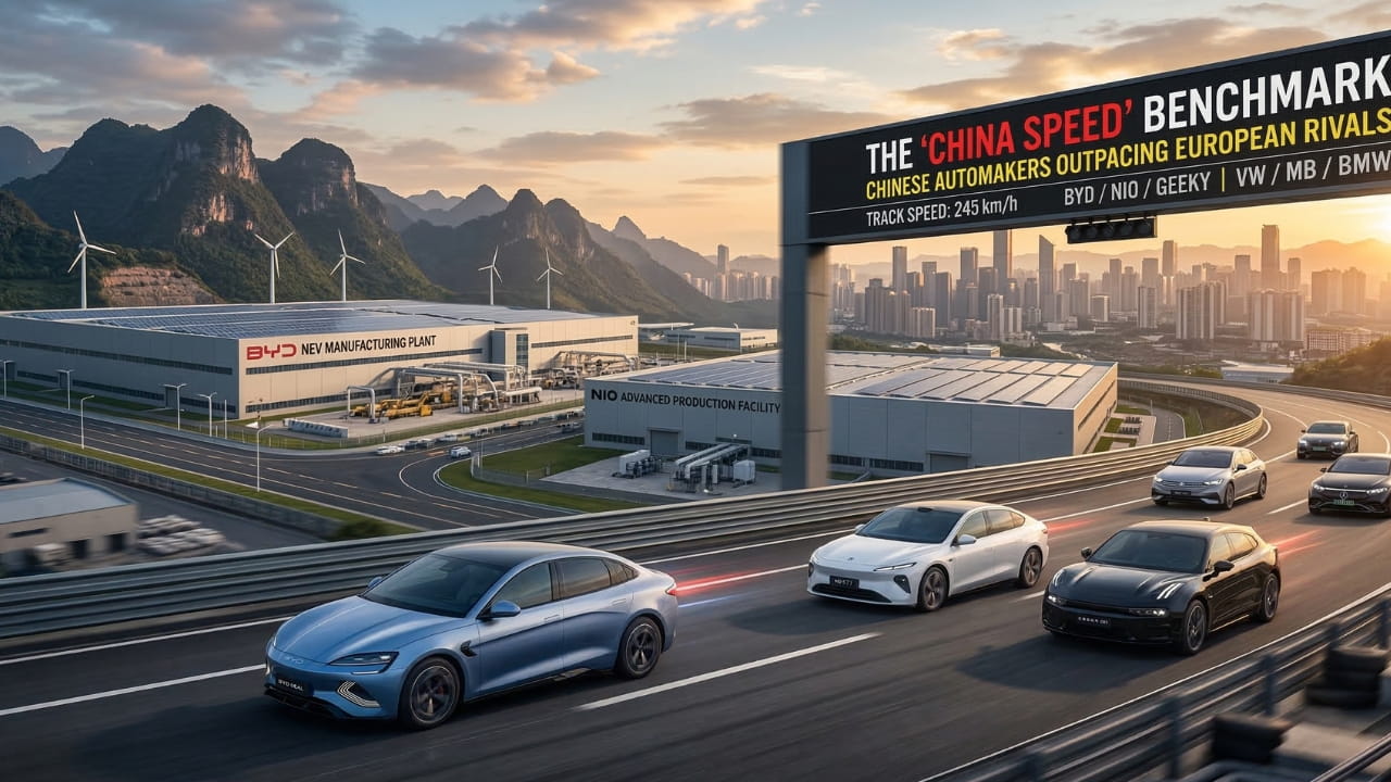 The "China Speed" Benchmark: Chinese Automakers Outpace European Rivals