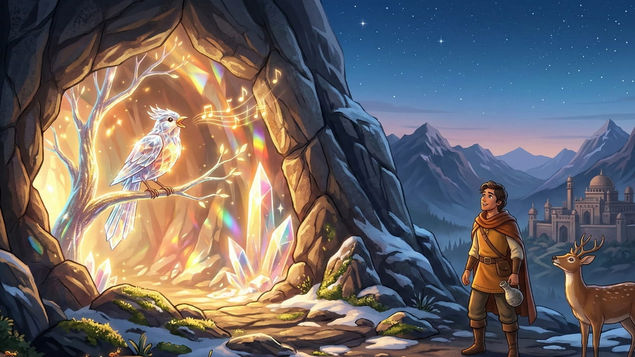 The Crystal Bird and the Blind King (کرسٹل کا پرندہ اور نابینا بادشاہ)