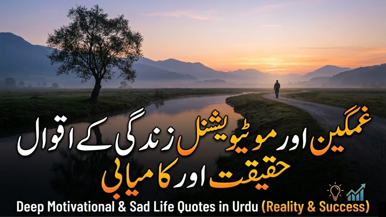 Deep Motivational &amp; Sad Life Quotes in Urdu