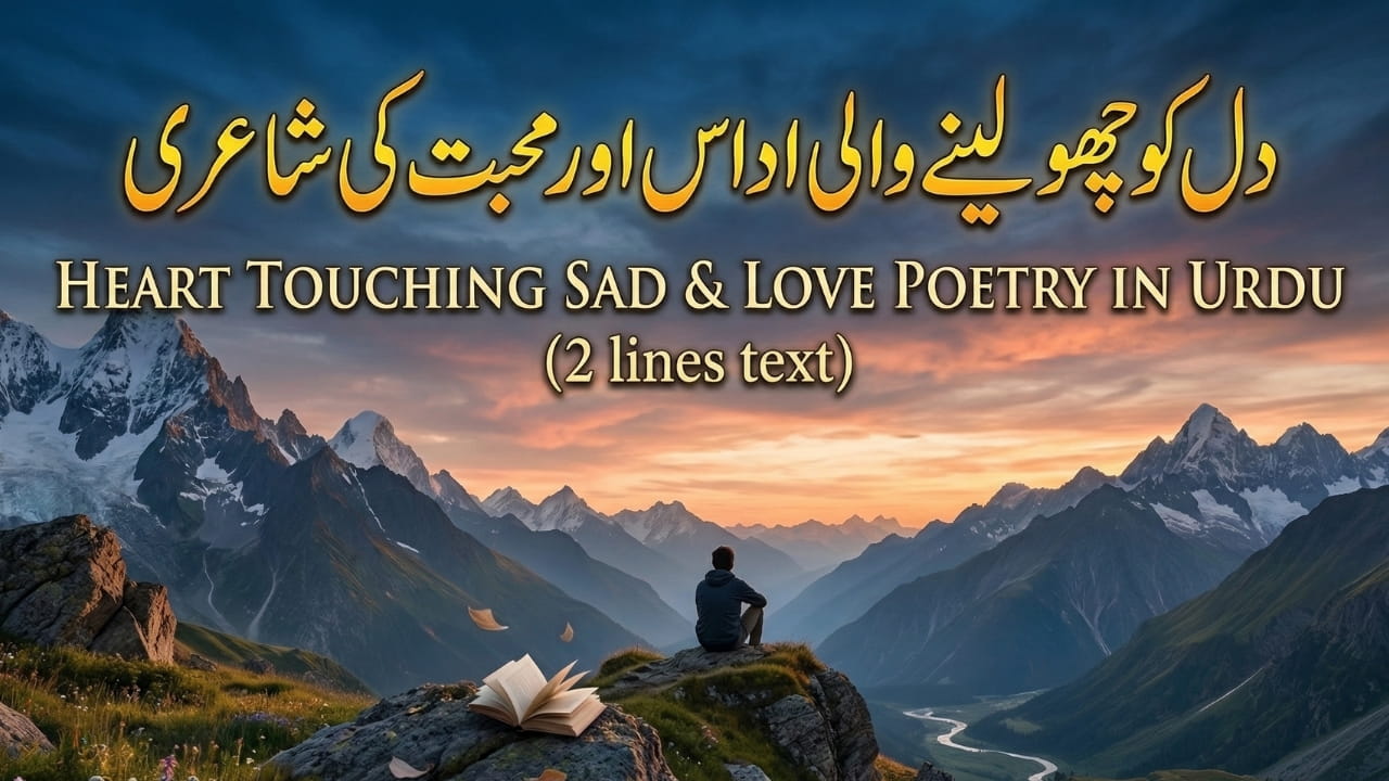Heart touching sad and love poetry in urdu
