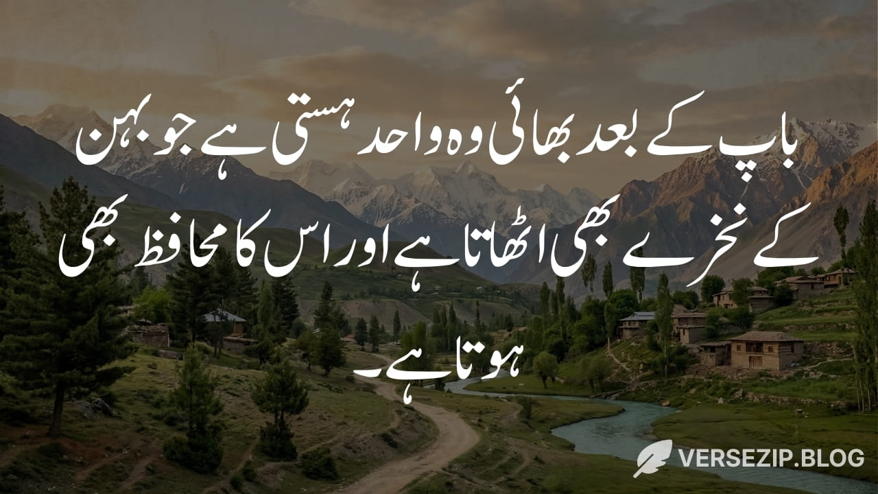 Brother quote about protection and family