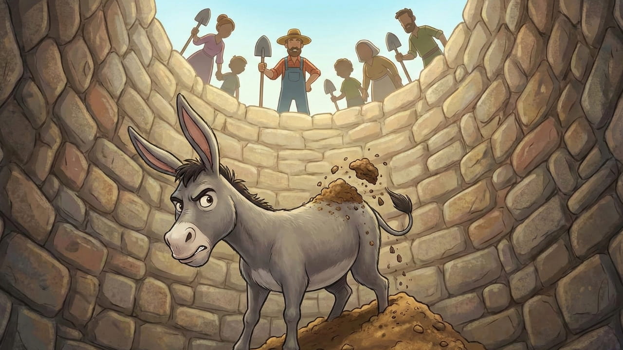 The Old Donkey in the Well (بوڑھے گدھے کی ترکیب)